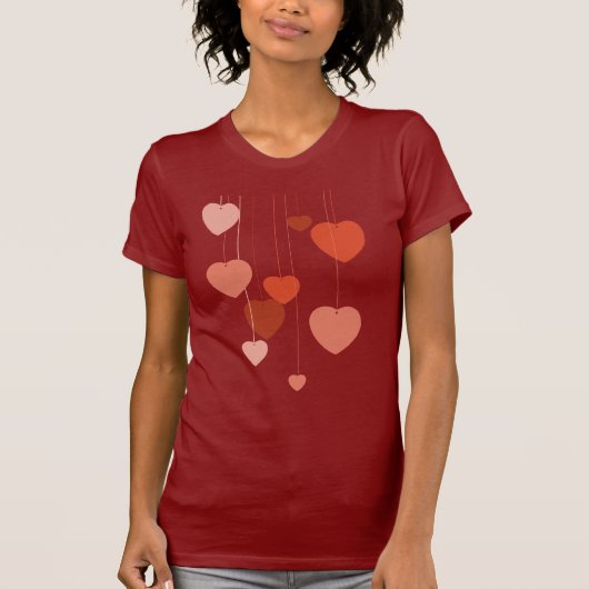 HanginのハートのTシャツ Tシャツ (正面)