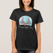 Hangin' by the Bay Sloth Golden Gate San Francisco Tシャツ (正面)