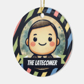 Hangin’ in There… Eventually - Office Christmas  セラミックオーナメント (左)