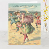 Hangin' with my Beaches カード (黄色い花)