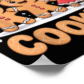 Hangin With My Cookies Christmas Gingerbread Xmas  ポスター (角)