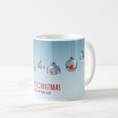 Hanging Baubles Merry Christmas Mug コーヒーマグカップ (正面右)