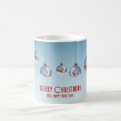 Hanging Baubles Merry Christmas Mug コーヒーマグカップ (中央)