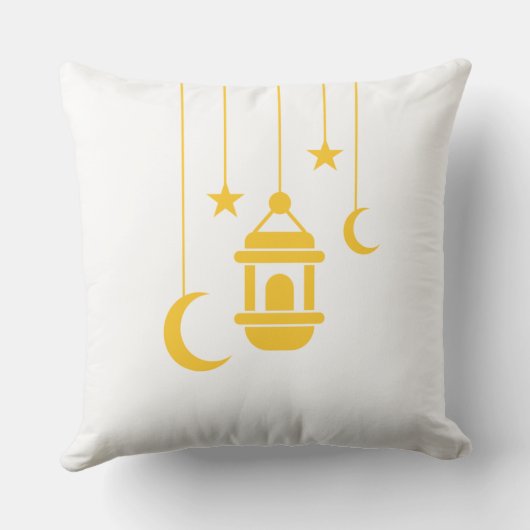 Hanging Crescent & Lantern Pillow クッション (裏面)