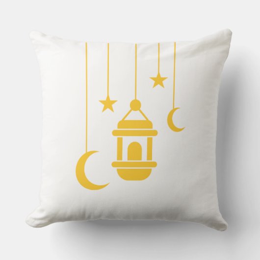 Hanging Crescent & Lantern Pillow クッション (正面)