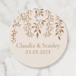 Hanging Florals Foliage Warm Romantic Boho Earthy フェイバータグ