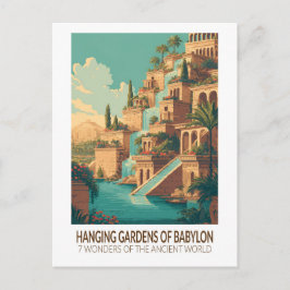 Hanging Gardens of Babylon 7 Wonders of the World ポストカード