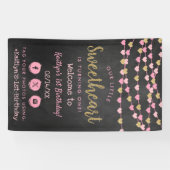 Hanging Love Hearts Sweetheart Birthday Welcome 横断幕 (横)