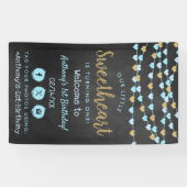 Hanging Love Hearts Sweetheart Birthday Welcome 横断幕 (横)