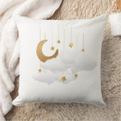 Hanging Moon & Stars Cloud Ramadan  Pillow クッション (ブランケット)
