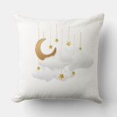 Hanging Moon & Stars Cloud Ramadan  Pillow クッション (正面)