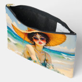 Hanging Out at the Beach アクセサリーポーチ (見開き)