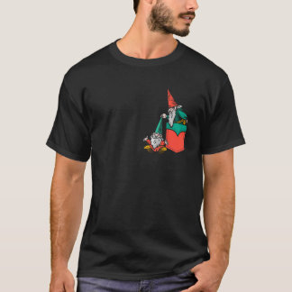 Hanging Pocket Gnome Gnomies  Tシャツ