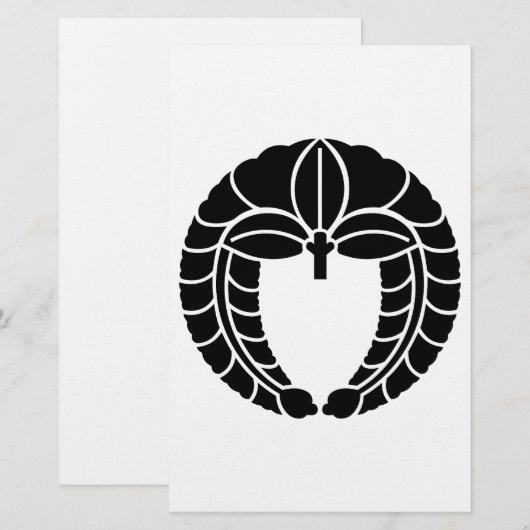 Hanging wisteria 便箋 (正面/裏面)