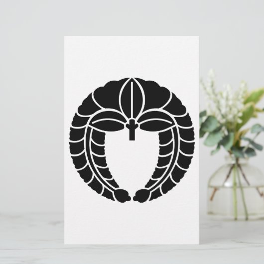 Hanging wisteria 便箋 (スタンド正面)