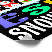 Hanging With My Ese Snowmies Teacher Christmas Gif ポスター (角)