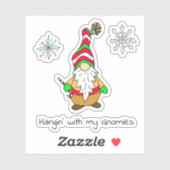 Hanging with my Gnomies Christmas シール (シート)