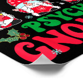 Hanging With My Psych Gnomies Nurse Gnome Funny Ch ポスター (角)