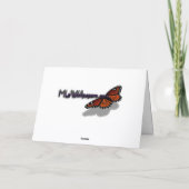 Hanging Yellow Orchids Tropical Flowers サンキューカード (裏面)