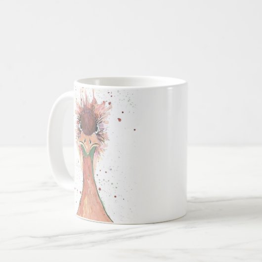 Hangryのエミューのコーヒー・マグ コーヒーマグカップ (正面左)