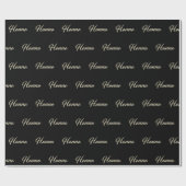 Hanna white gold Handwriting Geschenkpapier ラッピングペーパー (フラット)