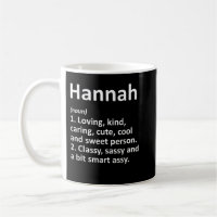 HANNAHの定義 パーソナライズド 名前 楽しい 誕生日