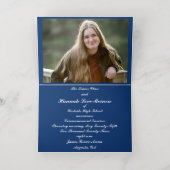 HANNAHウェストサイド高校が発表を阻止 箔グリーティングカード (内側レイダウン)