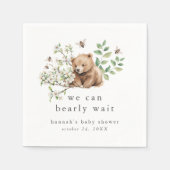 HANNAH我々は木陰の赤ちゃんシャワーを待つことができる スタンダードカクテルナプキン (正面)