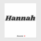 Hannah シール (シート)