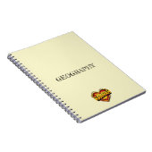 Hannah Heart Yellow ノートブック (右側)