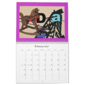 HannaH'sフェイク-Collages, 2008 カレンダー (2月 2027)