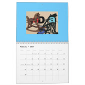 HannaH'sフェイク-Collages, 2015 カレンダー (2月 2027)