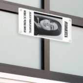 #Hannanehkia，女性，生活，自由キャンペーン 横断幕 (ビルの外側)