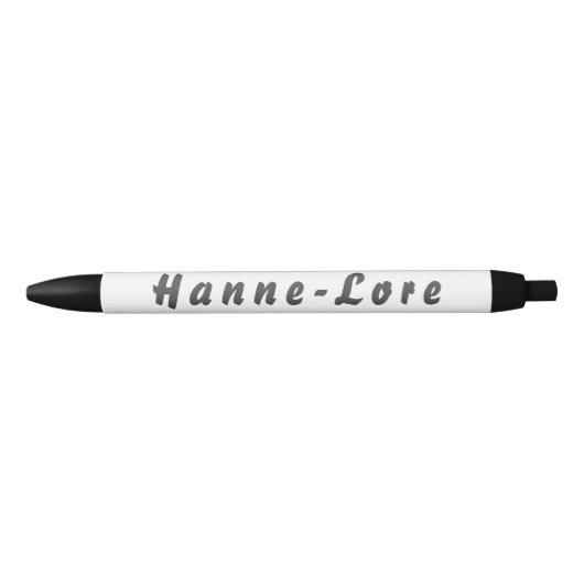 Hanne-Lore Kugelschreiber 黒ボールペン (正面)