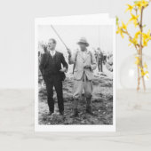 Hannes Schneider 1929 –Pionier des alpinen Sports カード (黄色い花)