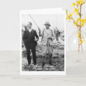 Hannes Schneider 1929 –Pionier des alpinen Sports カード (黄色い花)