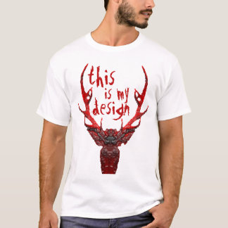 Hannibalの大きい雄鹿-これは私のデザインです Tシャツ
