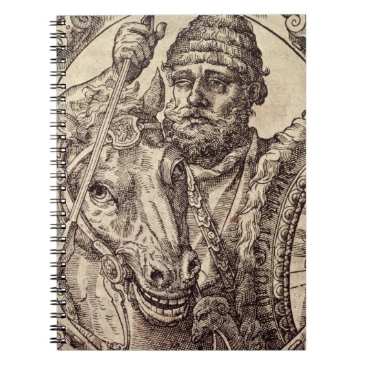 Hannibal (紀元前の247-c.183) (版木、銅版、版画) ノートブック (正面)