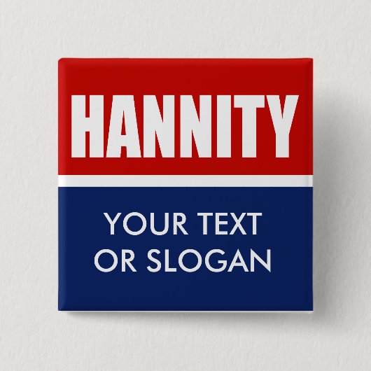 HANNITY 2012年 缶バッジ (正面)