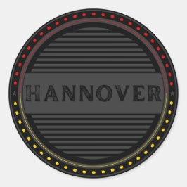 Hannover City Pride Emblem – German Identity ラウンドシール