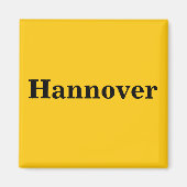 Hannover Magnet Schild Gold Gleb マグネット (正面)