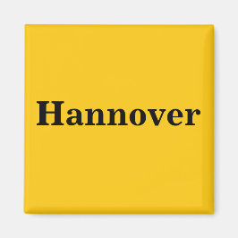Hannover Magnet Schild Gold Gleb マグネット