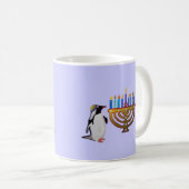 Hannukahの凍っていられていた選ばれたマグ コーヒーマグカップ (正面右)