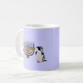 Hannukahの凍っていられていた選ばれたマグ コーヒーマグカップ (正面左)