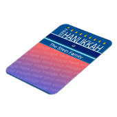 Hannukah(ユダヤ教)メノラーフォトマグネット マグネット (左側)