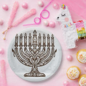 Hannukah Celebration ペーパープレート (パーティー)