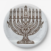 Hannukah Celebration ペーパープレート (正面)