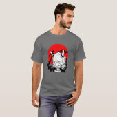 Hannya japanese yokai Ogre mask oni harajuku art f Tシャツ (正面フル)