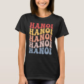 Hanoi City Groovy Retro Tシャツ (正面)