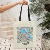 Hanoi, Vietnam, City Map Tote Bag トートバッグ